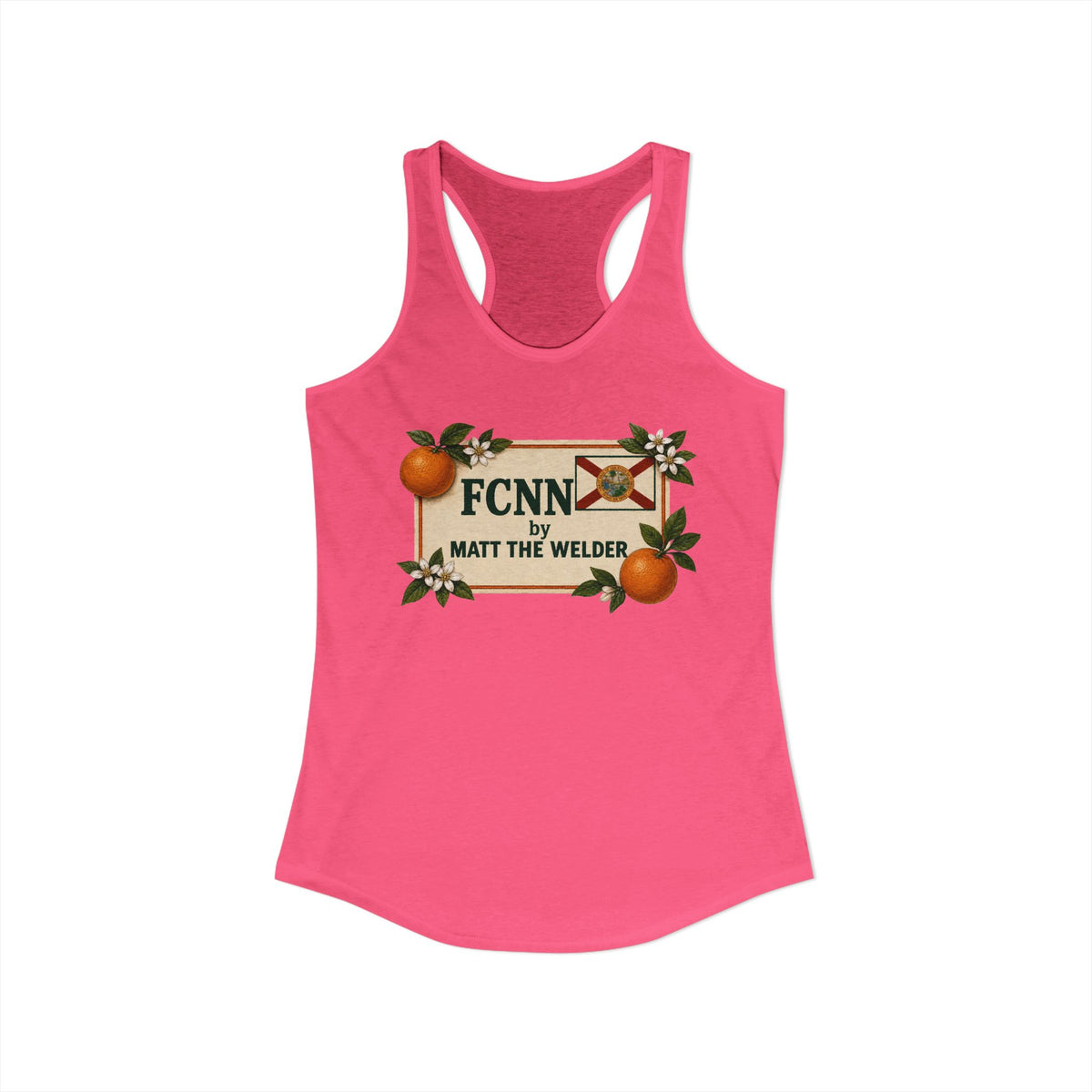 FCNN Women's Ideal Racerback Tank