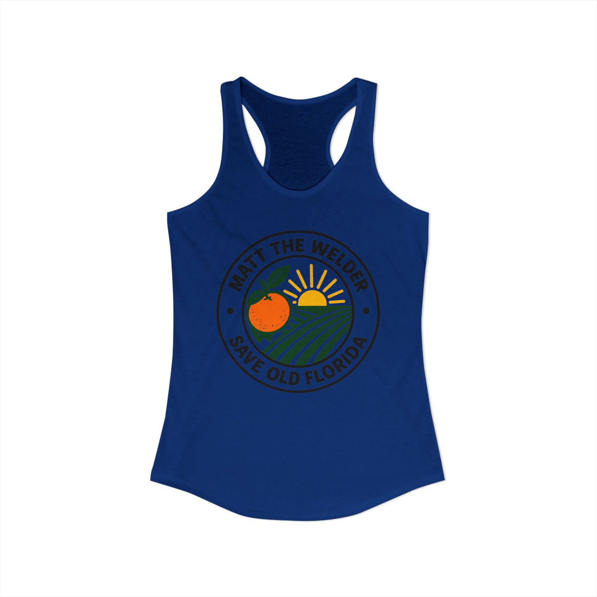 Matt The Welder Women's Ideal Racerback Tank