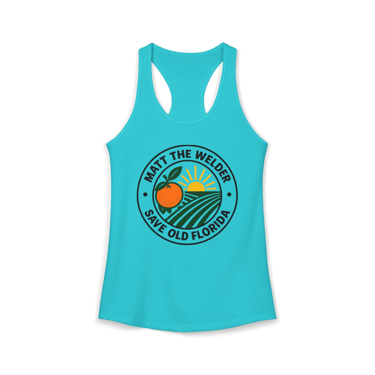 Matt The Welder Women's Ideal Racerback Tank