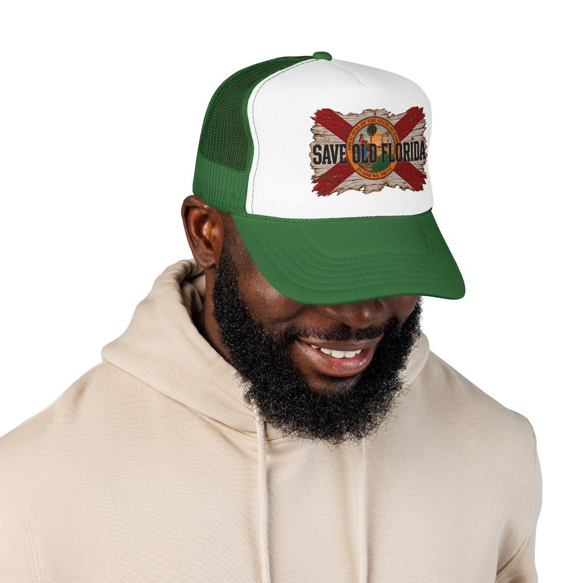 Save Old Florida Foam Trucker Hat