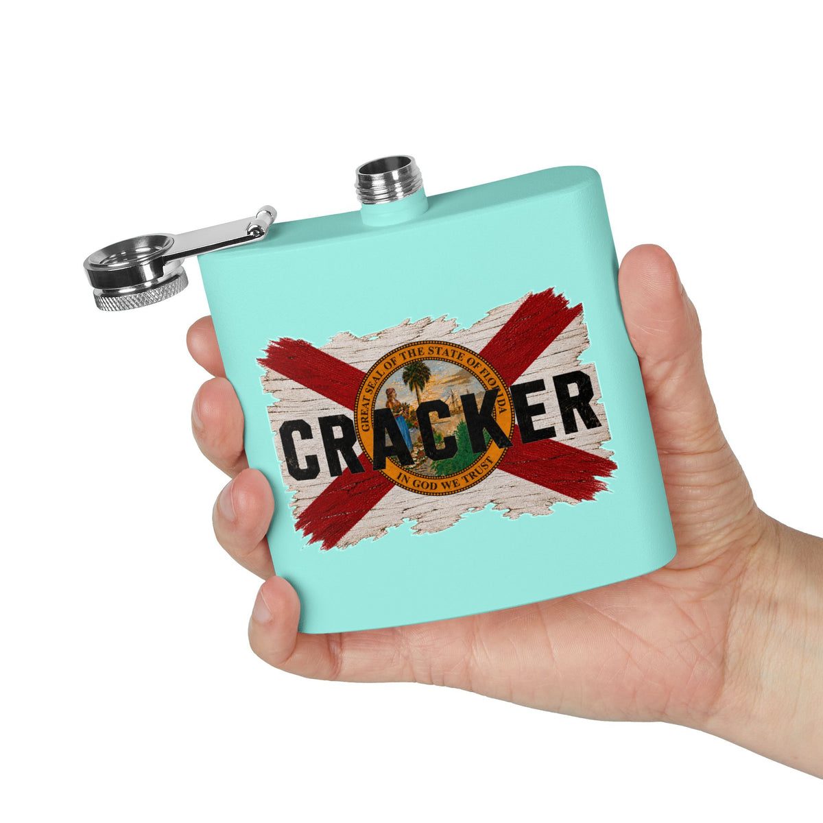 Stainless Steel Flask, 6oz