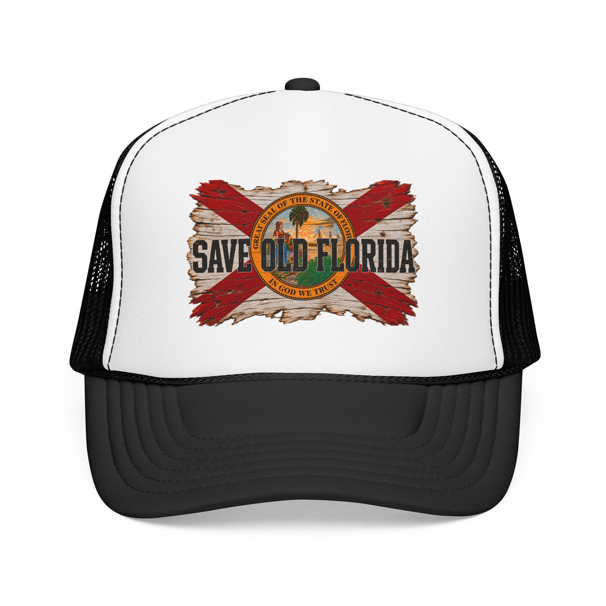 Save Old Florida Foam Trucker Hat