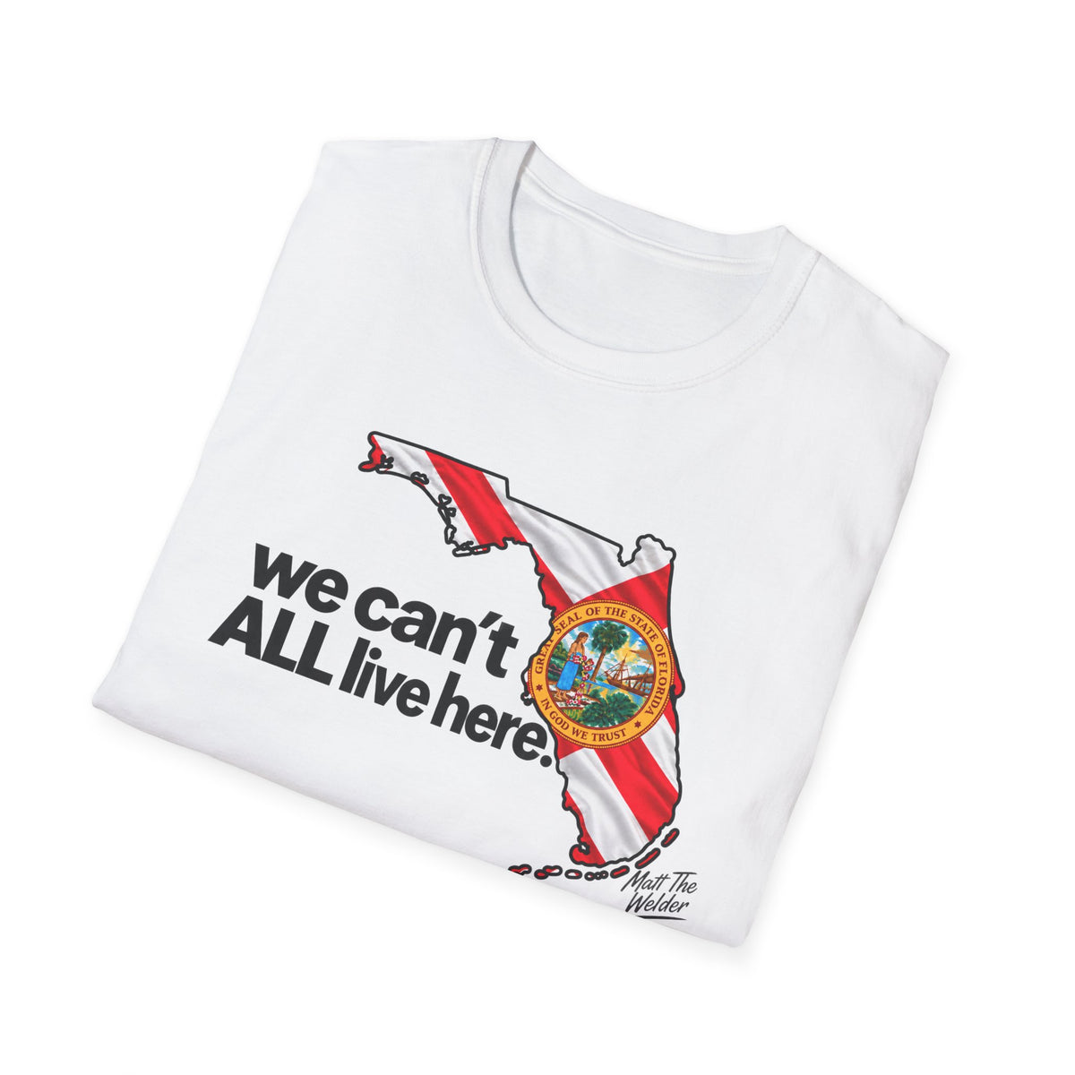 T-Shirt – "We Can’t All Live Here" Tee