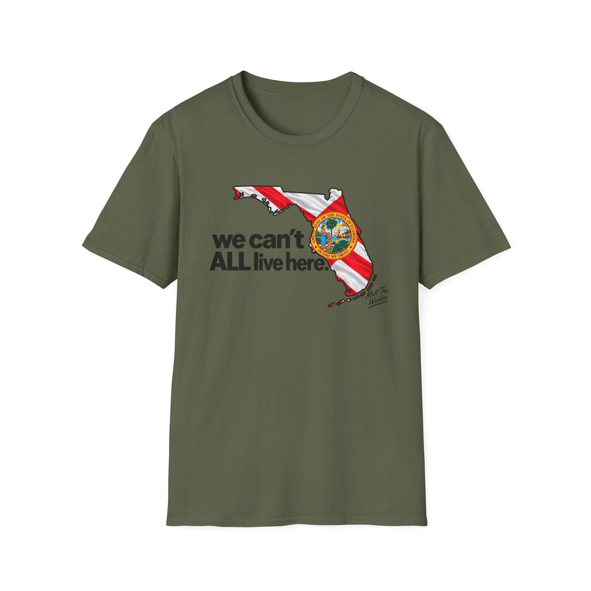 T-Shirt – "We Can’t All Live Here" Tee