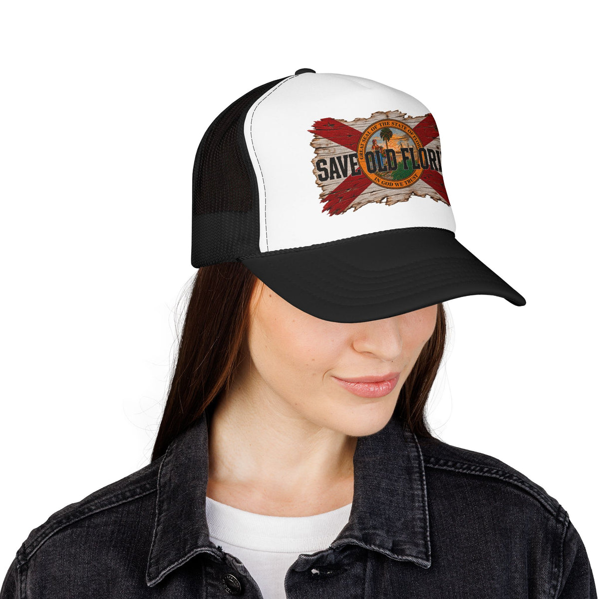 Save Old Florida Foam Trucker Hat
