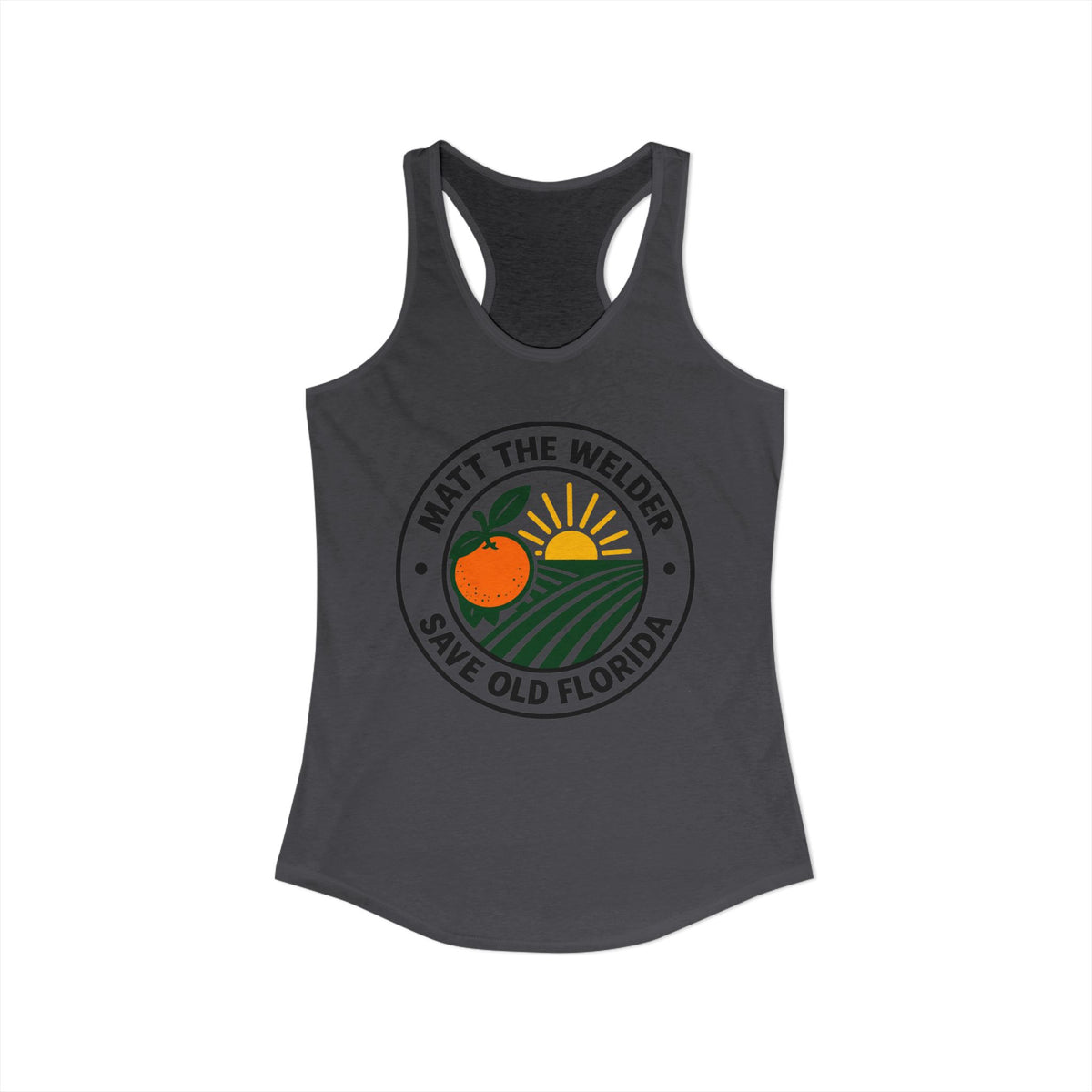 Matt The Welder Women's Ideal Racerback Tank