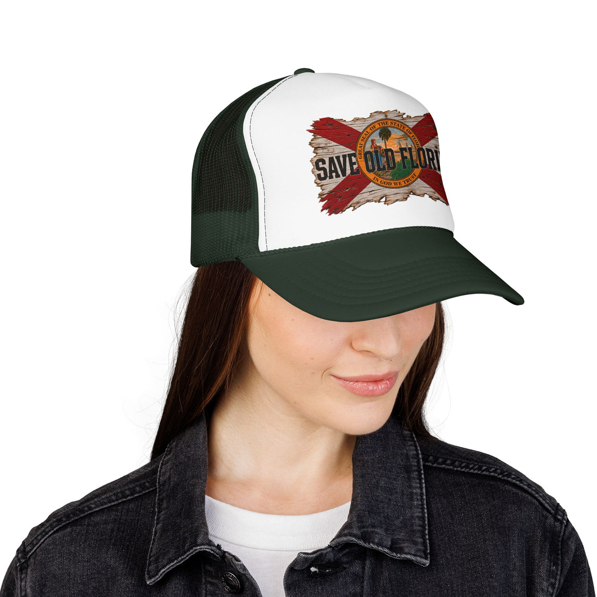 Save Old Florida Foam Trucker Hat