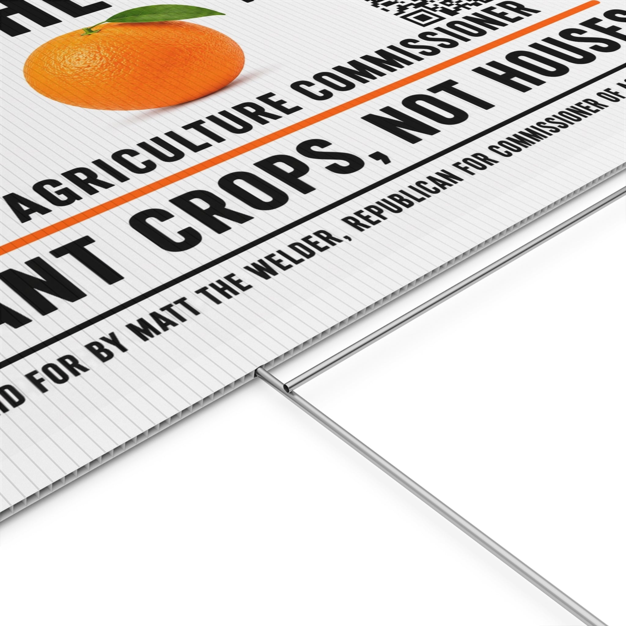 Plastic Yard Sign