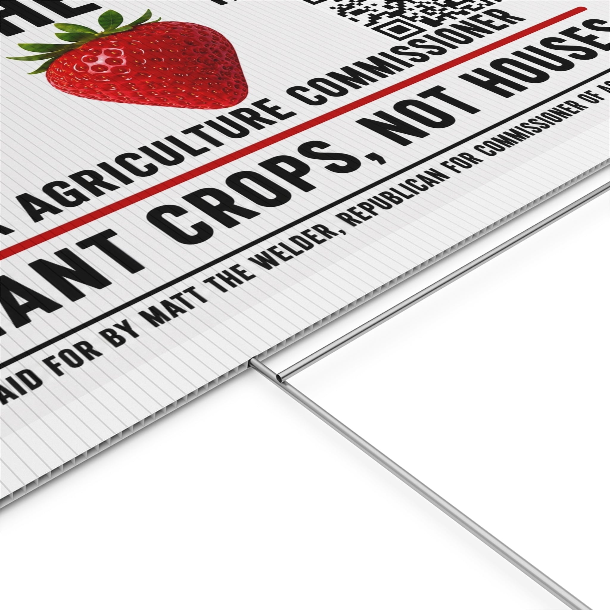 Plastic Yard Sign