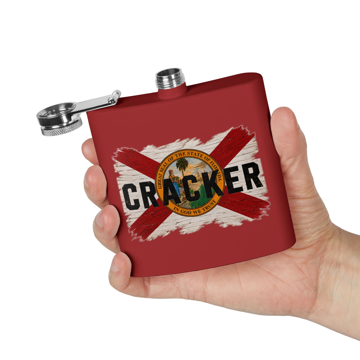 Stainless Steel Flask, 6oz