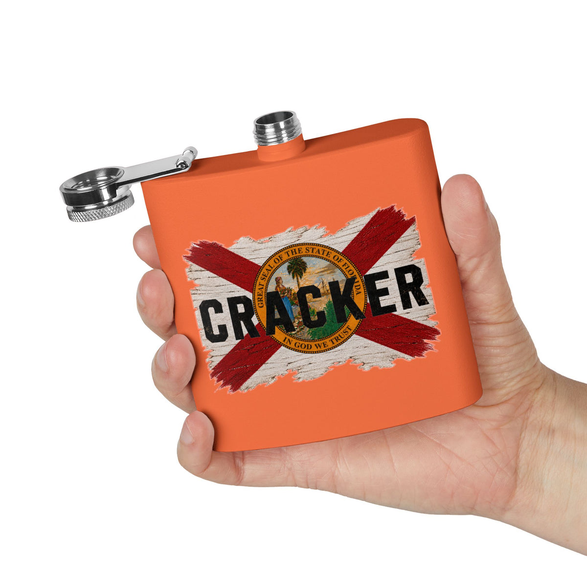 Stainless Steel Flask, 6oz