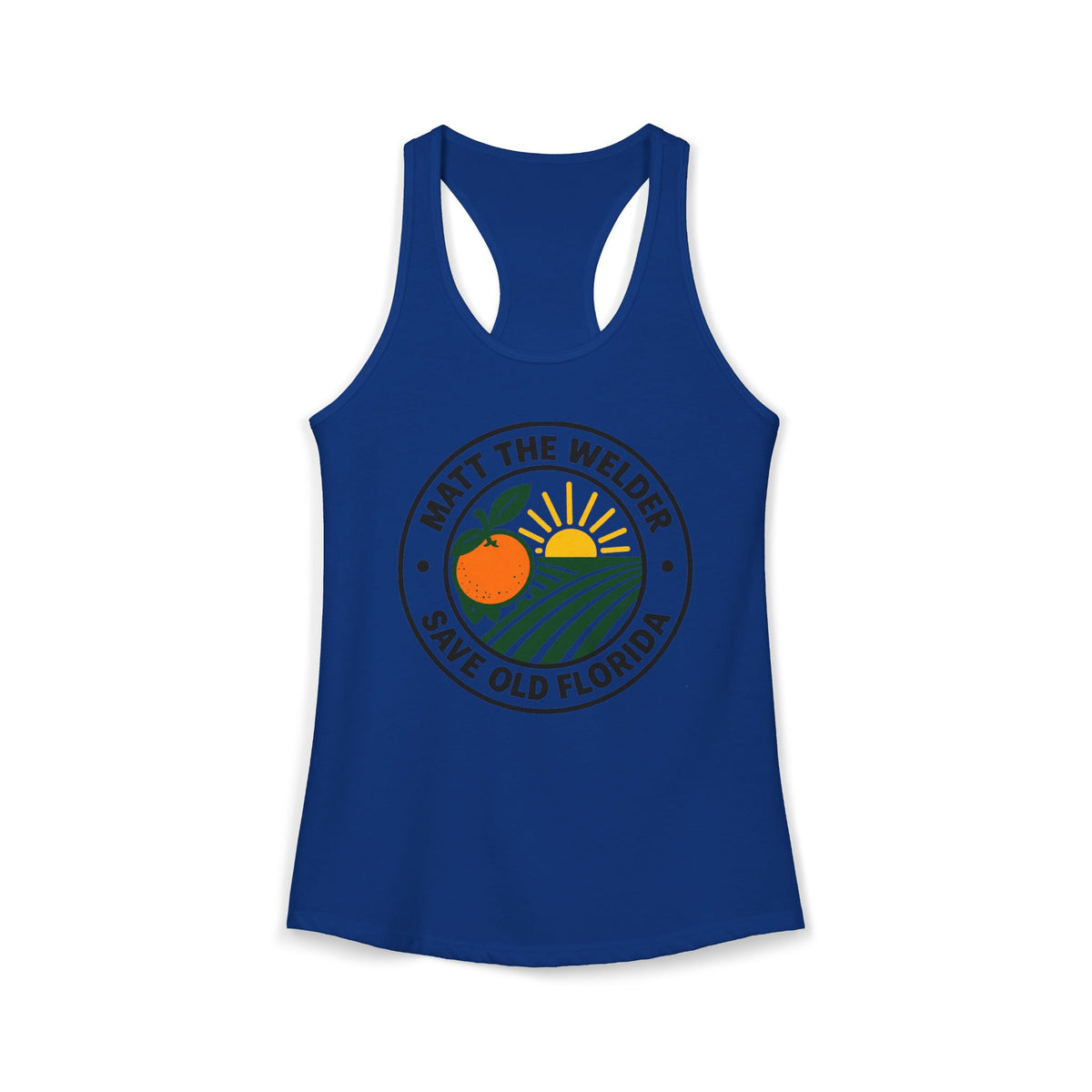 Matt The Welder Women's Ideal Racerback Tank