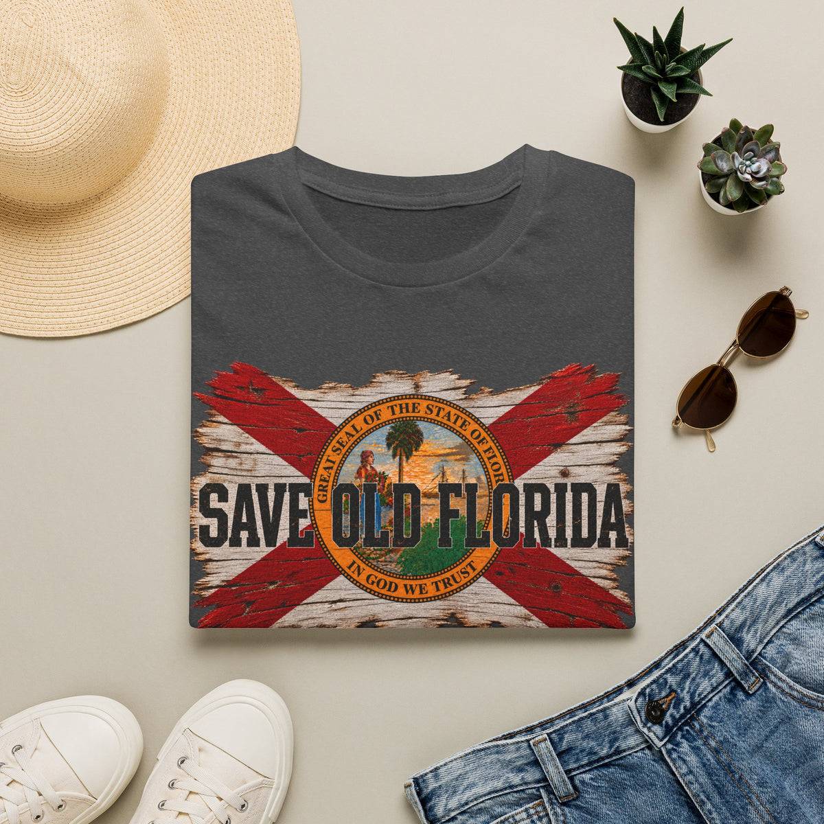 Save Old Florida Unisex Softstyle T-Shirt