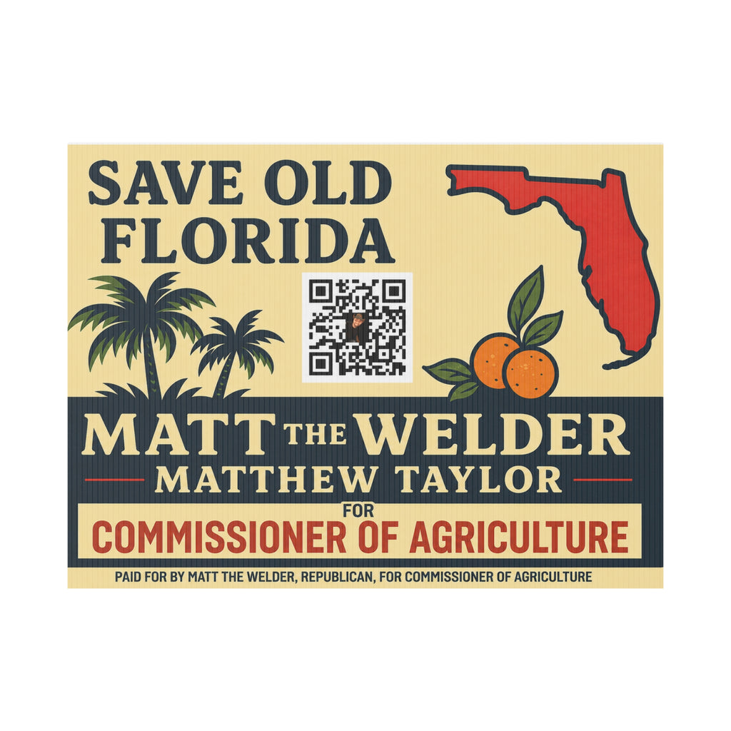 Plastic Yard Sign