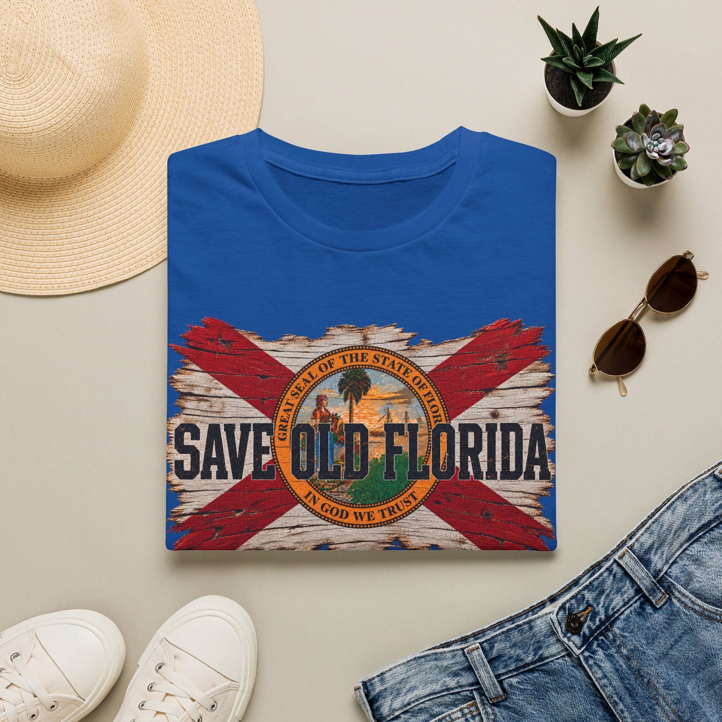 Save Old Florida Unisex Softstyle T-Shirt