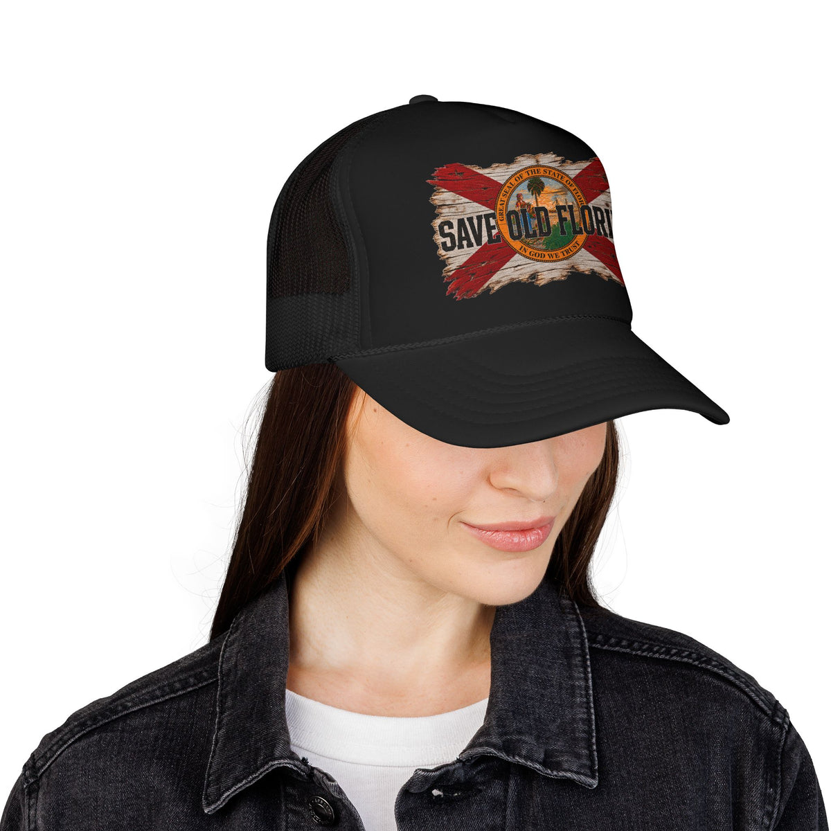 Save Old Florida Foam Trucker Hat