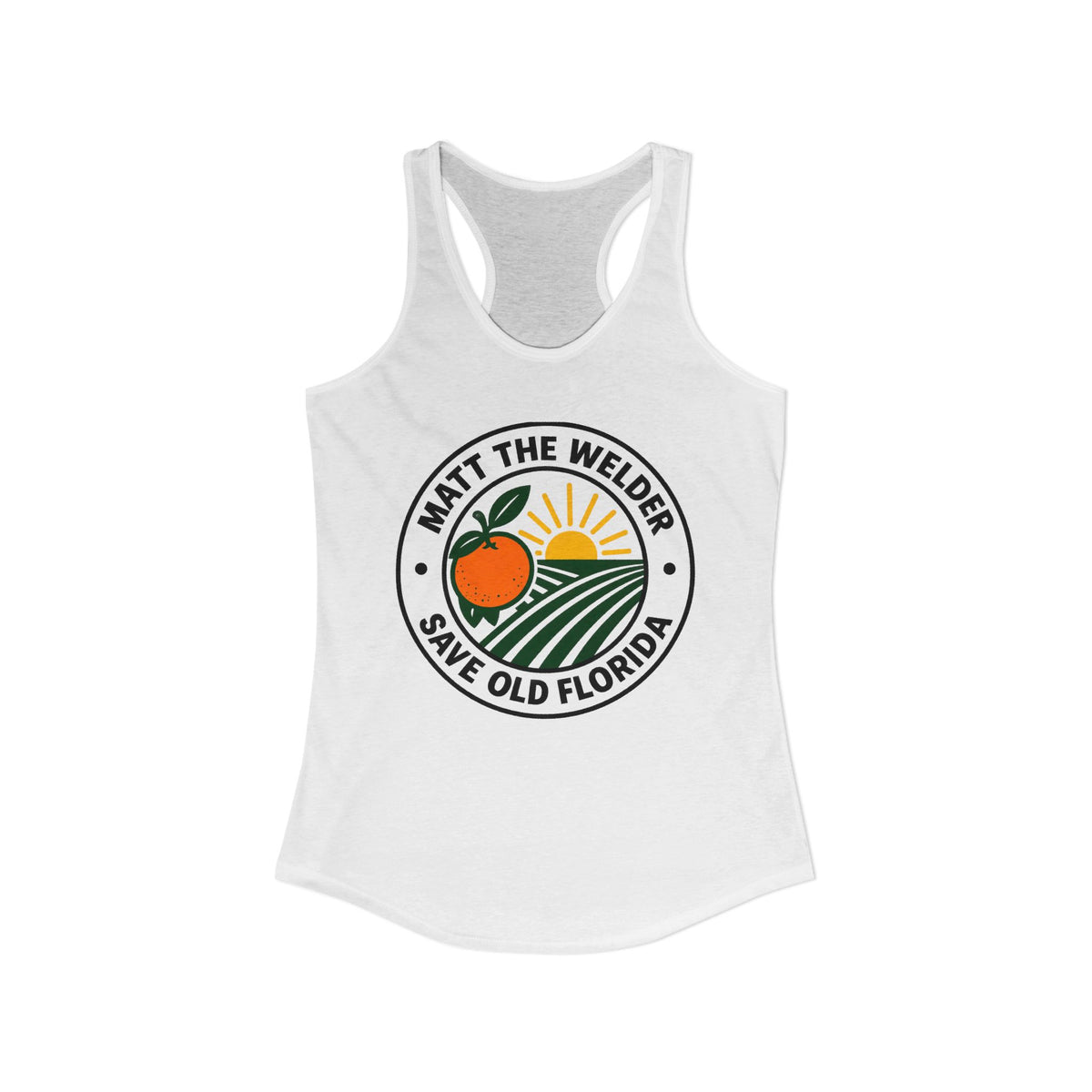 Matt The Welder Women's Ideal Racerback Tank