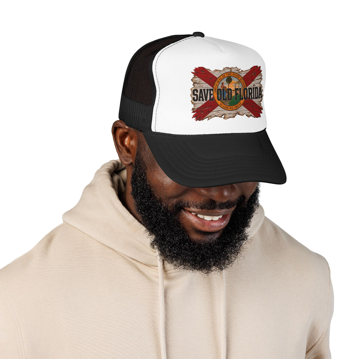 Save Old Florida Foam Trucker Hat