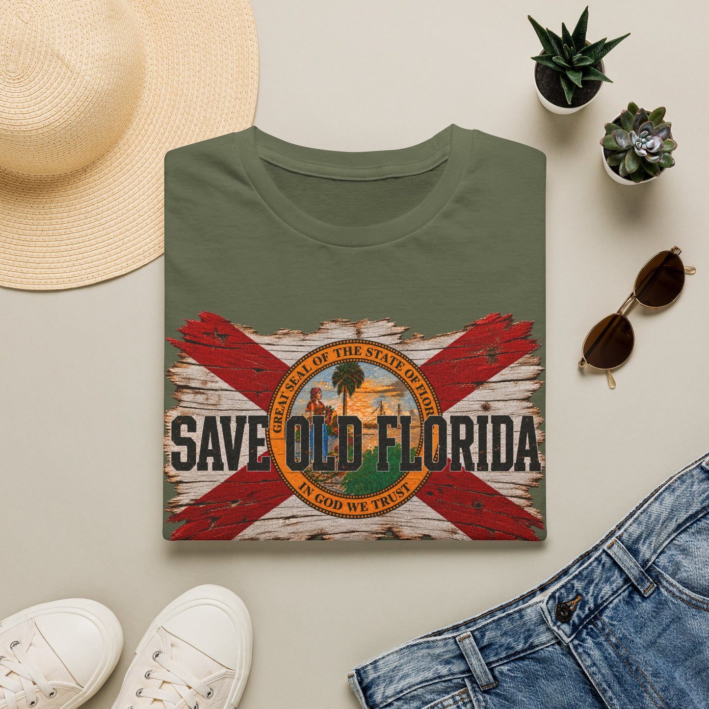 Save Old Florida Unisex Softstyle T-Shirt