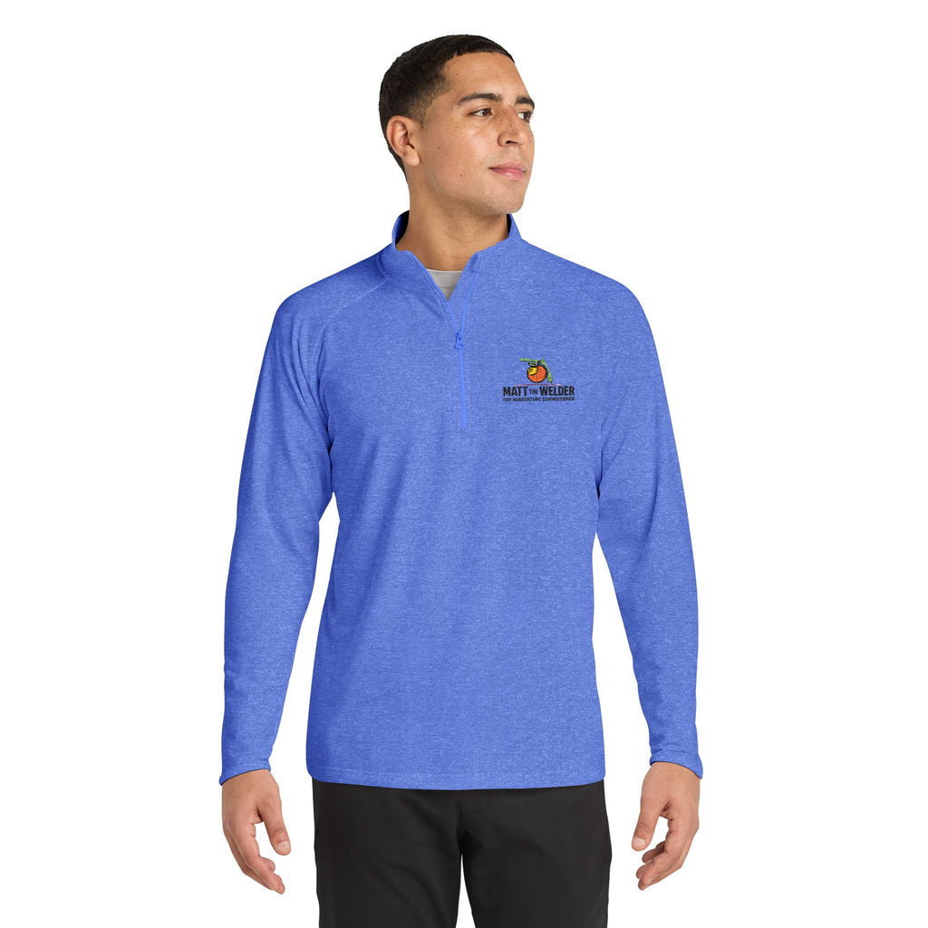 Men's Sport-Wick® Stretch Quarter-Zip Pullover (Embroidery)