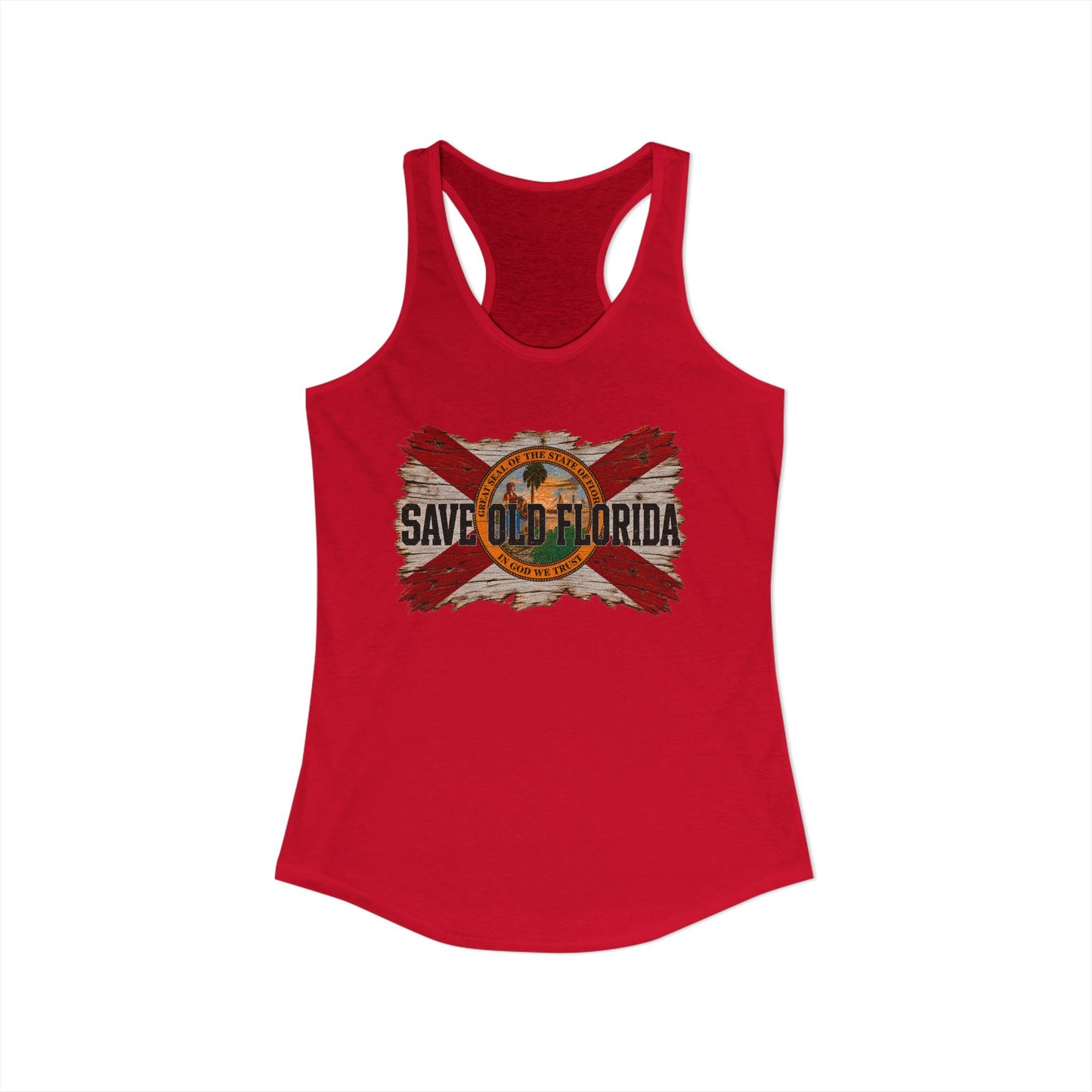 Save Old Florida Women's Racerback Tank