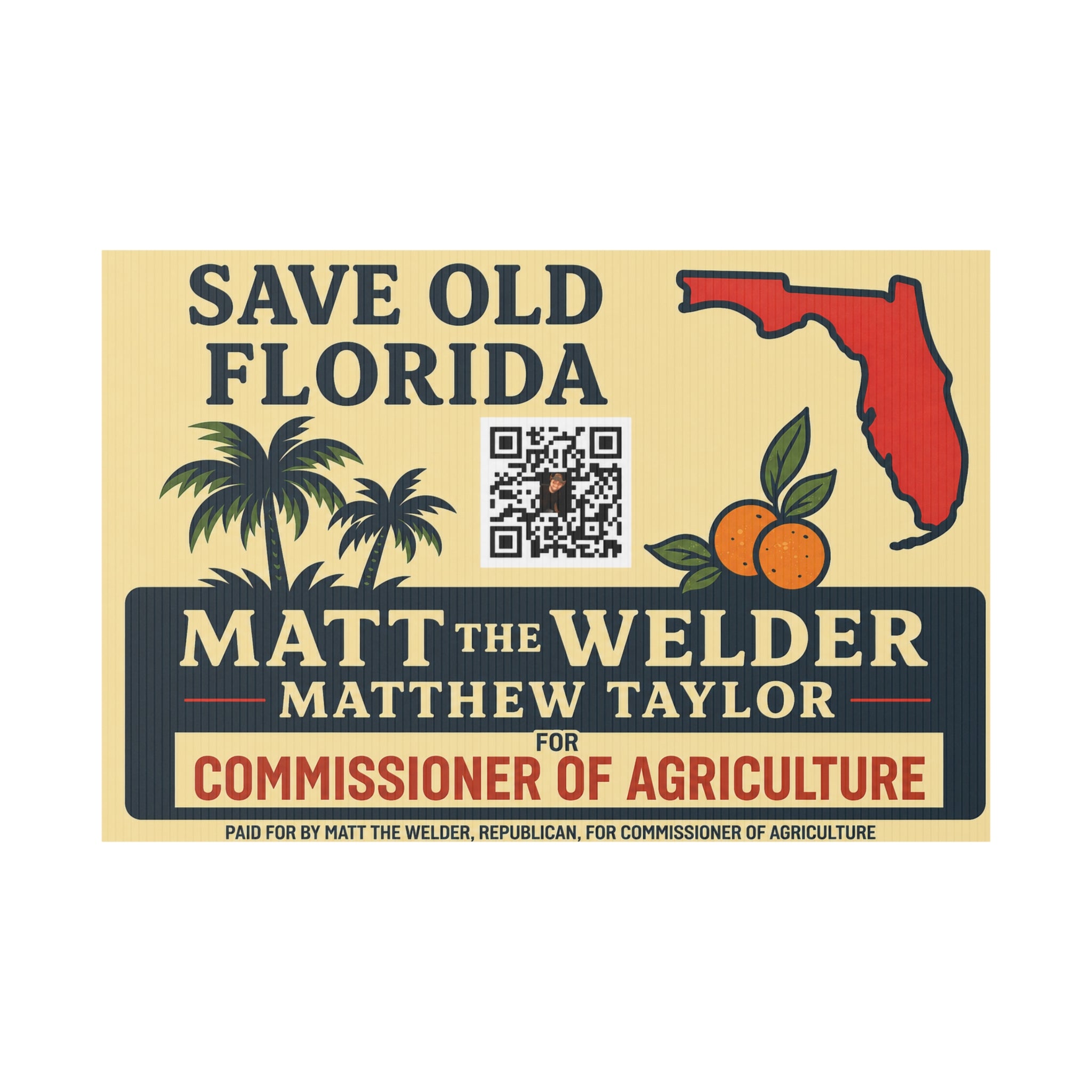 Plastic Yard Sign