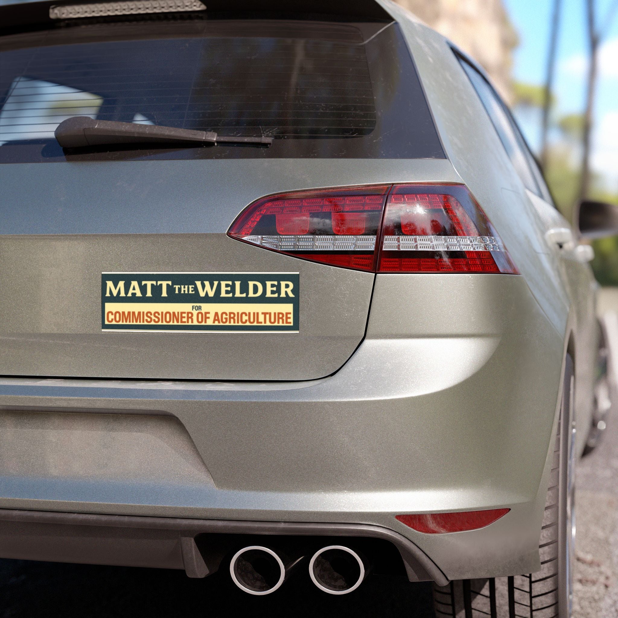 Car Magnet — "Matt the Welder for Commissioner of Agriculture"