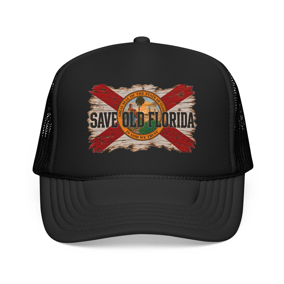 Save Old Florida Foam Trucker Hat