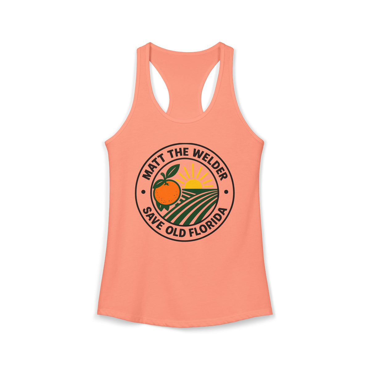 Matt The Welder Women's Ideal Racerback Tank