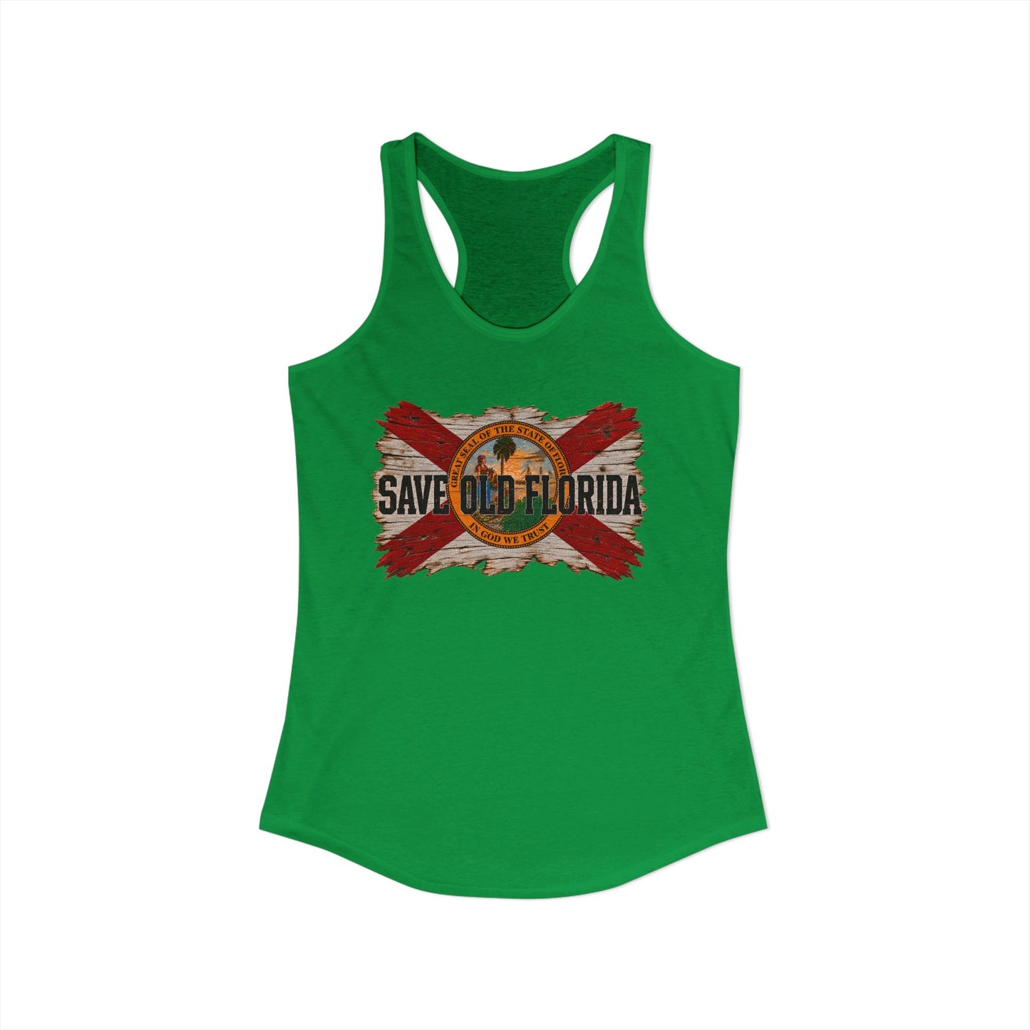 Save Old Florida Women's Racerback Tank