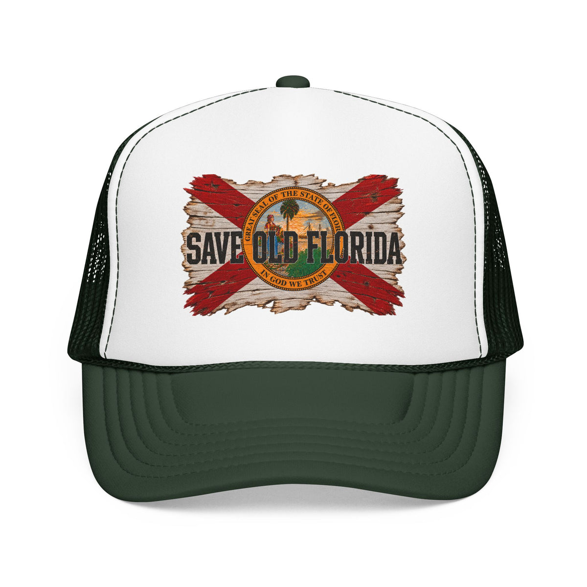 Save Old Florida Foam Trucker Hat