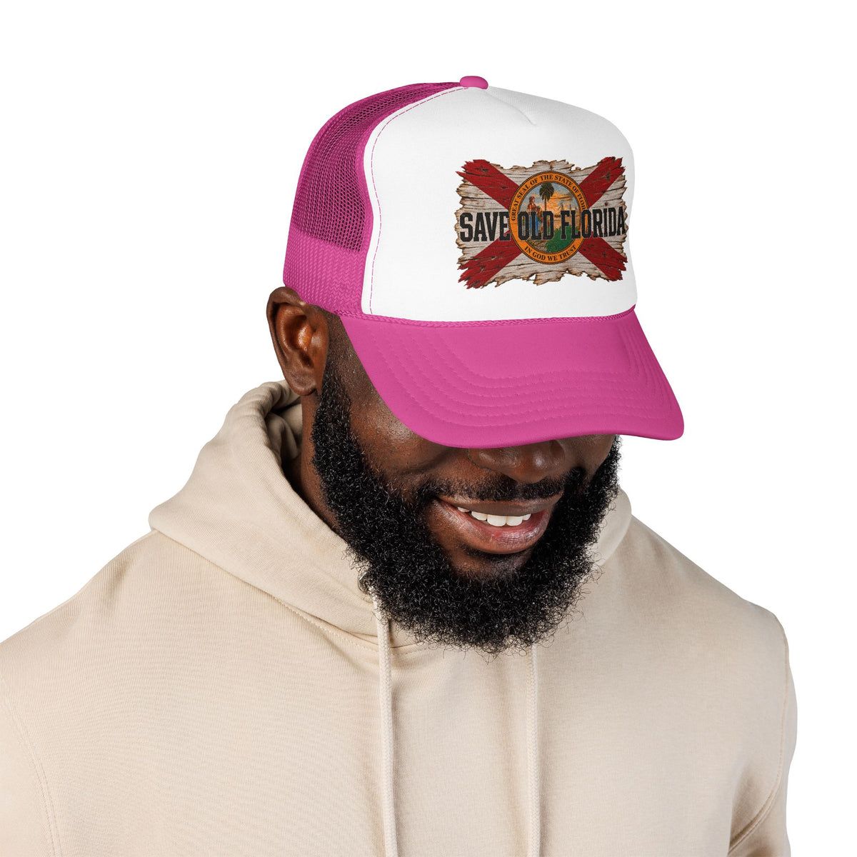 Save Old Florida Foam Trucker Hat