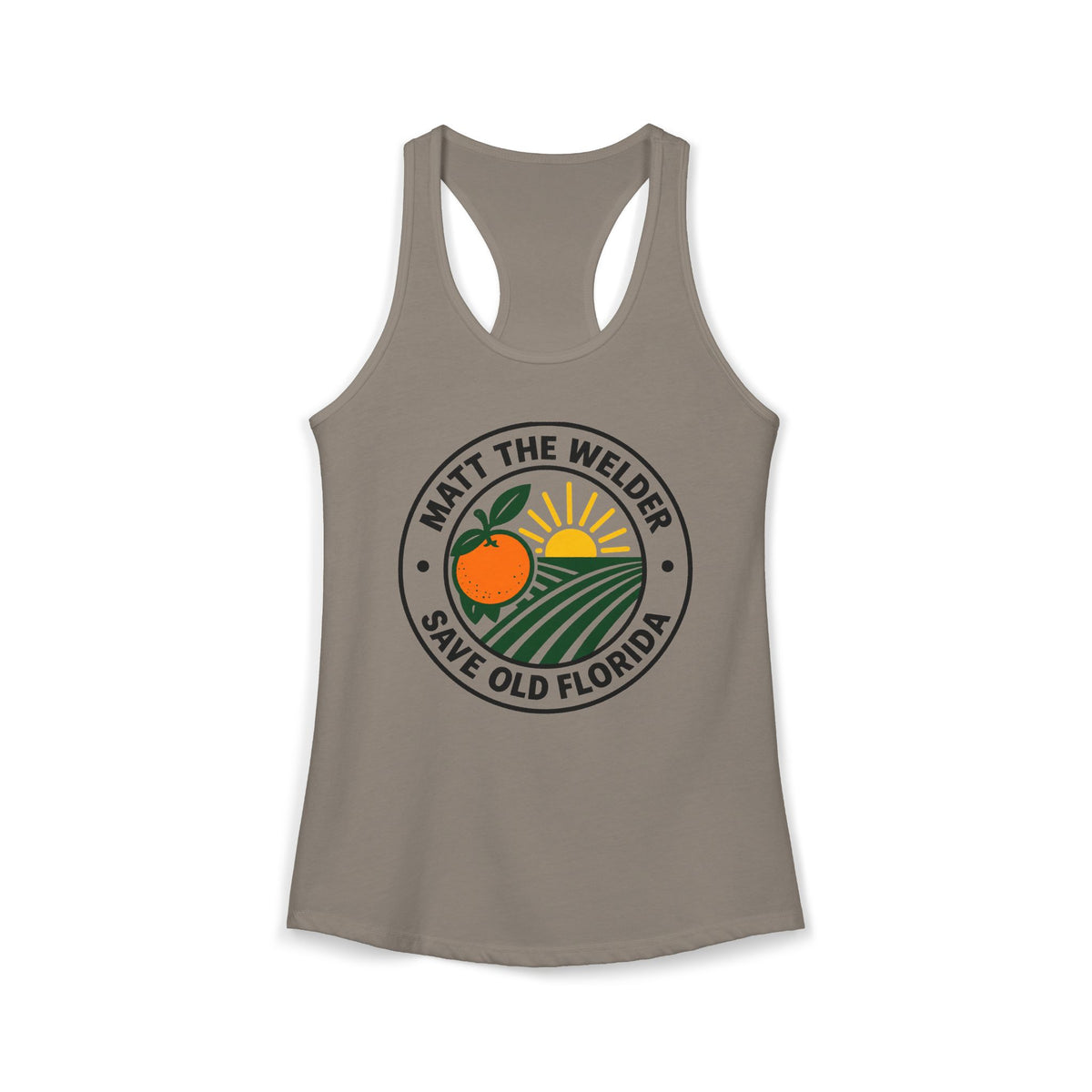 Matt The Welder Women's Ideal Racerback Tank