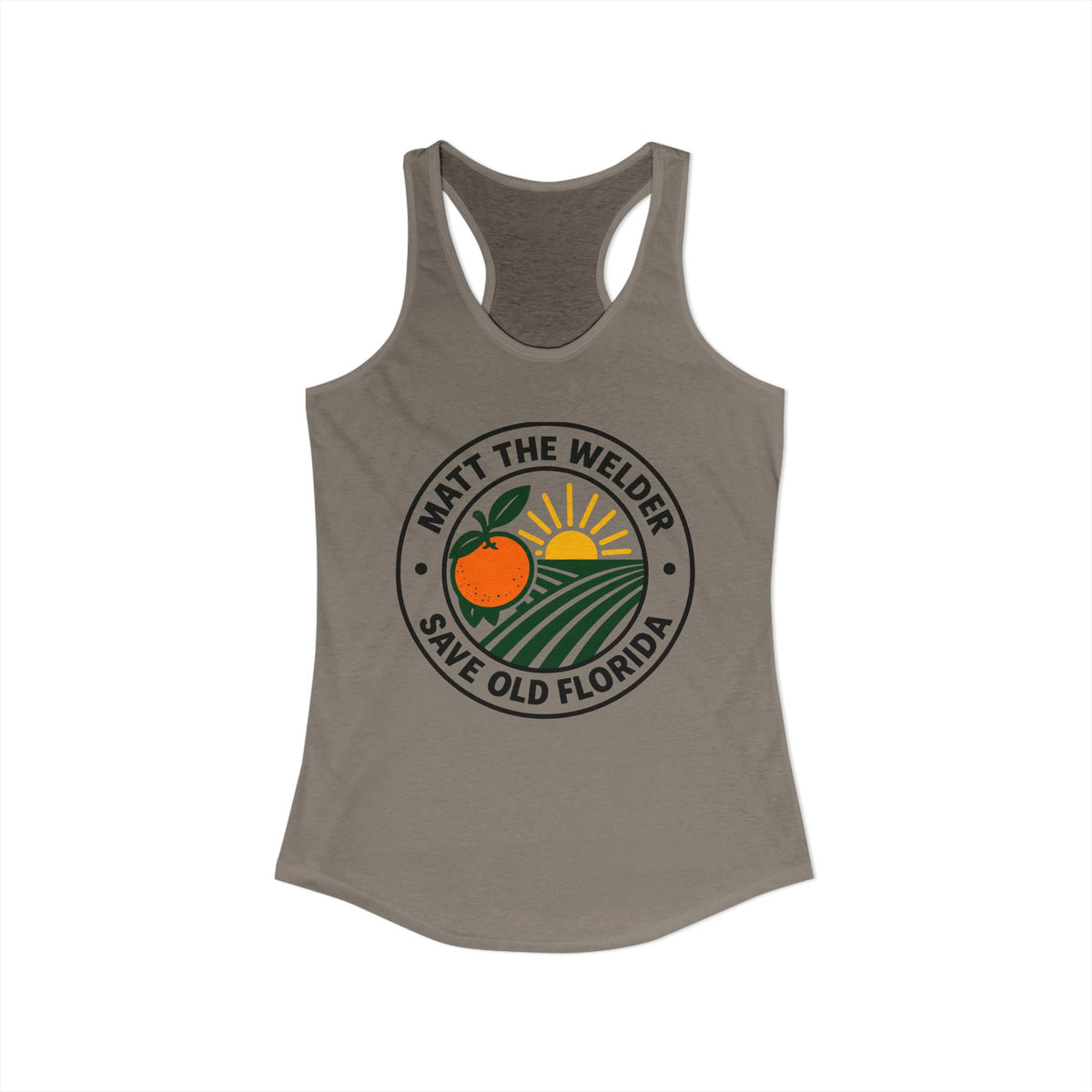 Matt The Welder Women's Ideal Racerback Tank
