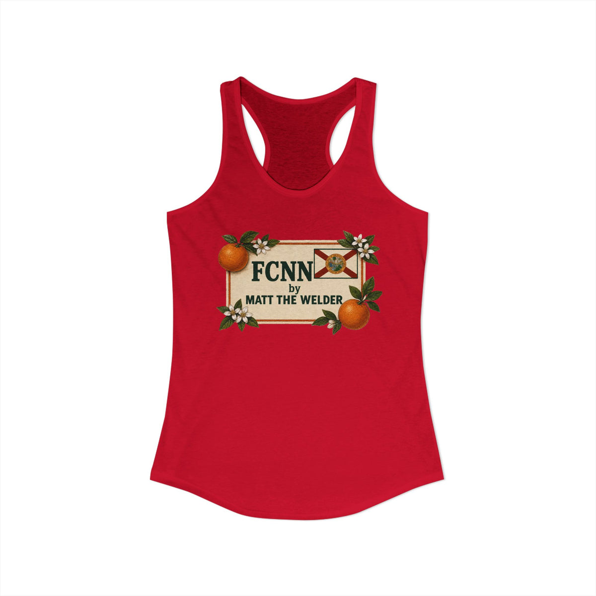 FCNN Women's Ideal Racerback Tank