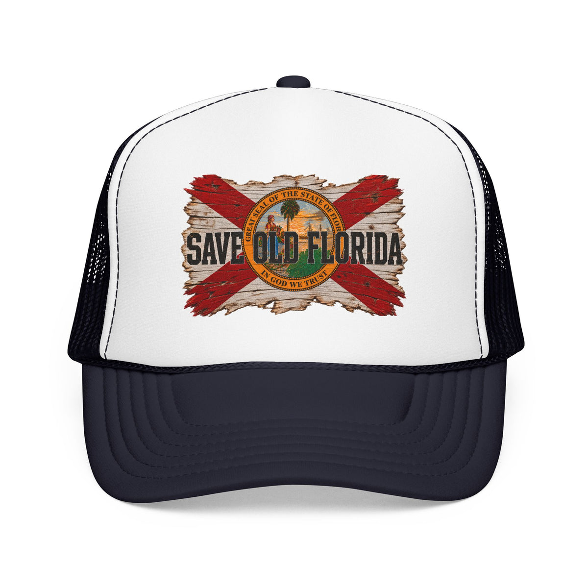 Save Old Florida Foam Trucker Hat