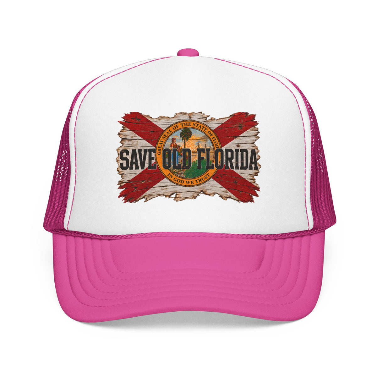 Save Old Florida Foam Trucker Hat