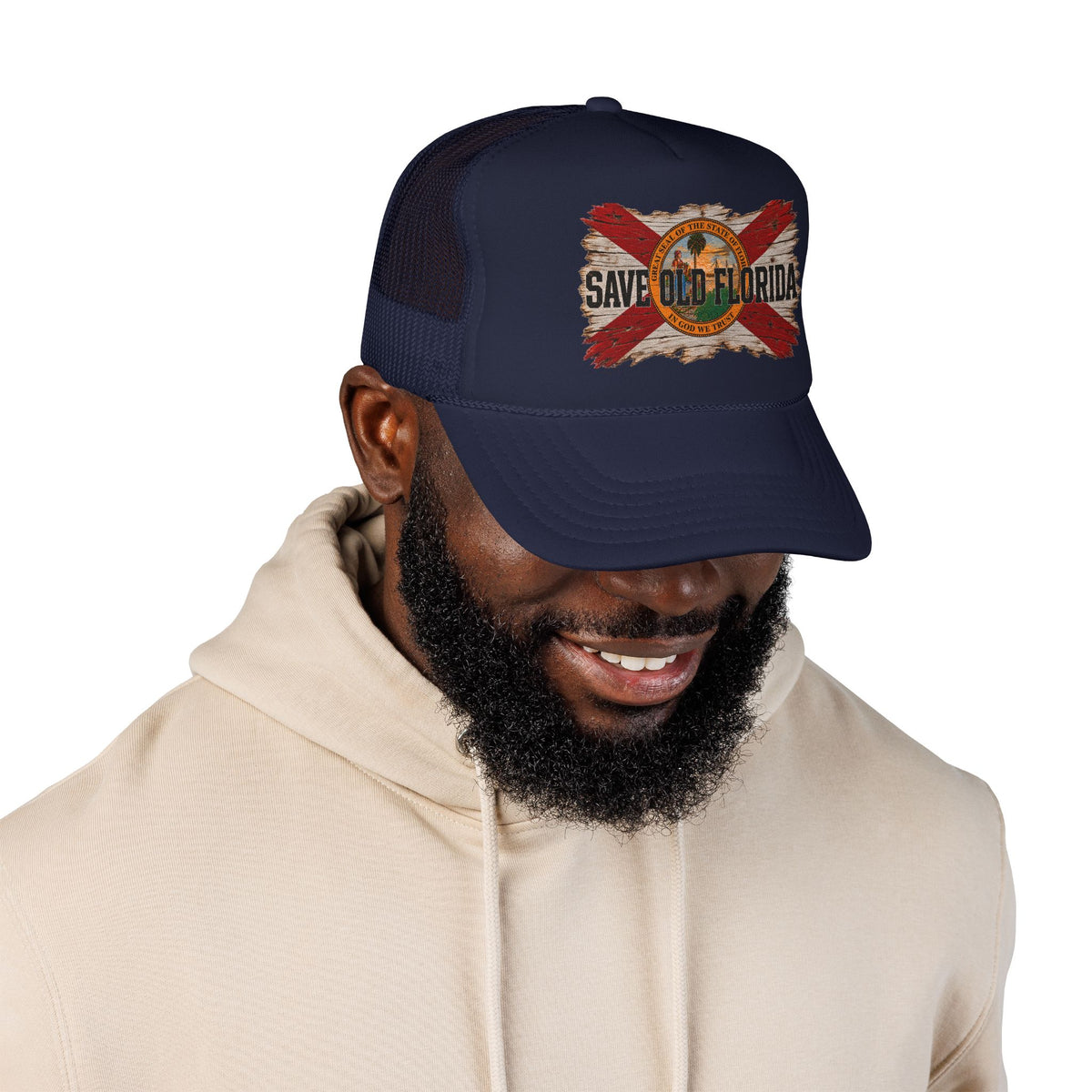 Save Old Florida Foam Trucker Hat